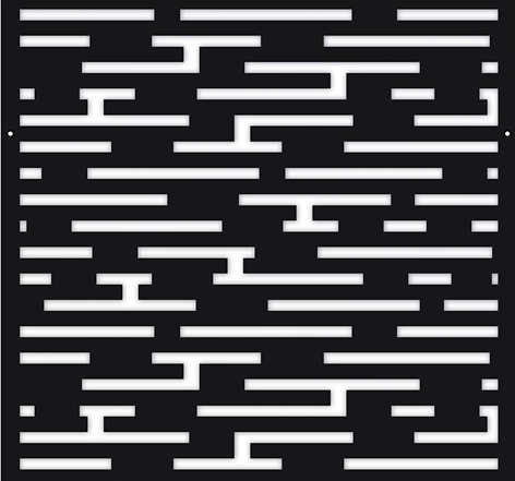 Mönster Block Exempel Soptunneskydd i metall