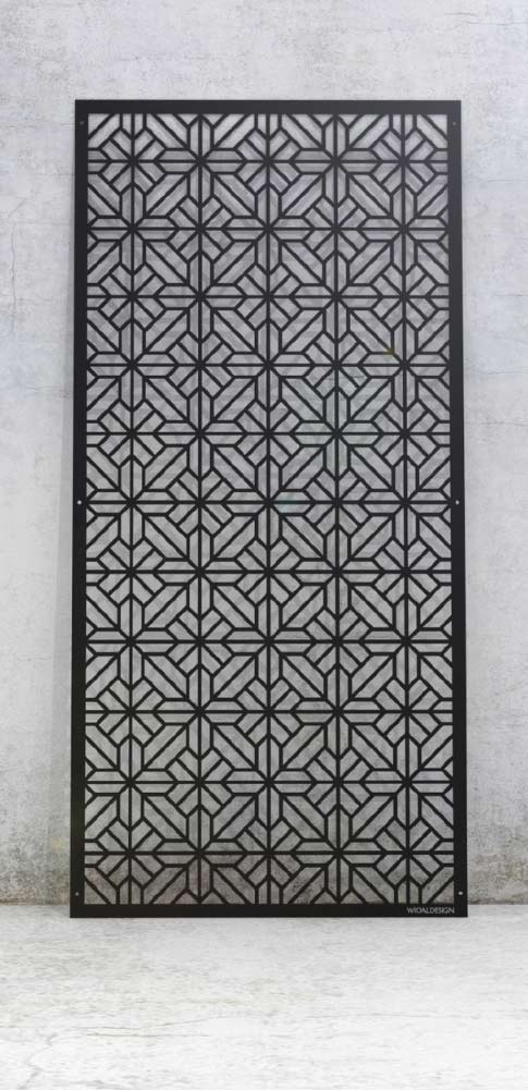 Laserskuren design i metall med monster Orientalisk WidalDesign