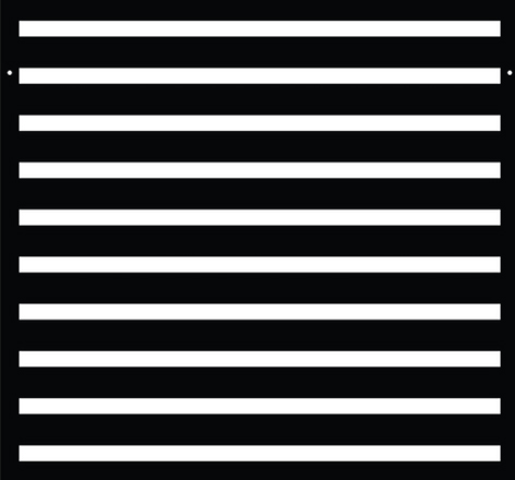 Mönster Ränder Exempel Soptunneskydd i metall_ej exakt återgivet